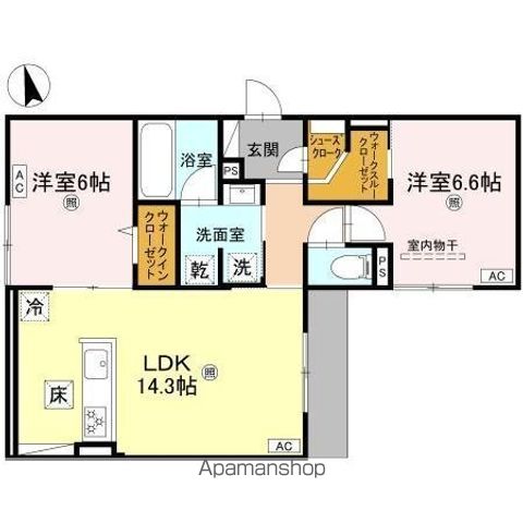 SPECIALE上住吉の間取り写真