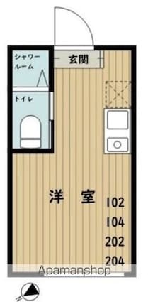 グランドスタジオ大泉学園[1R/9.91m2]の間取図