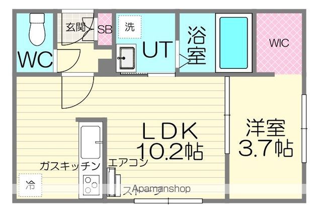 CITY RESIDENCE月寒中央の間取り写真