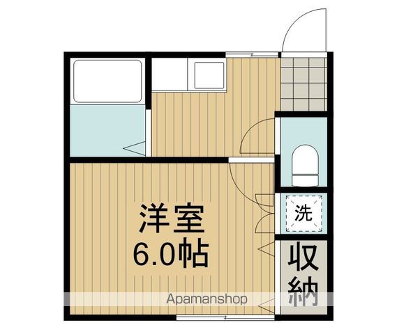 東田荘Bの間取り写真