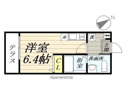 ハーミットクラブハウス上大岡Ⅲ（仮）[1R/18.64m2]の間取図