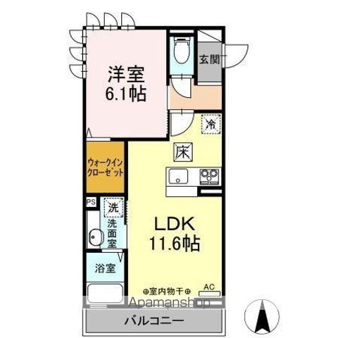ボヌール西武立川の間取り写真