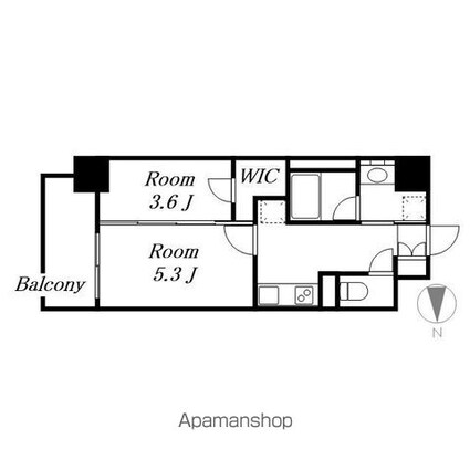 ＳーＲＥＳＩＤＥＮＣＥ烏森ａｕｒｅａｔｅ（オリート）[2K/29.79m2]の間取図
