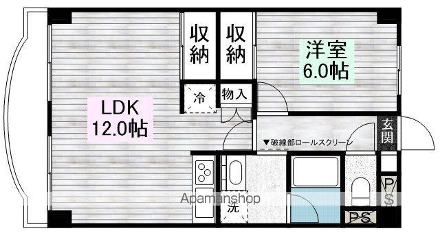 カーサ岸町の間取り写真