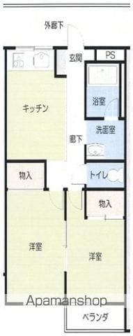 シャトレー新町の間取り写真