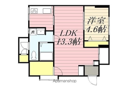 千葉県船橋市習志野台３丁目[1LDK/43.24m2]の間取図