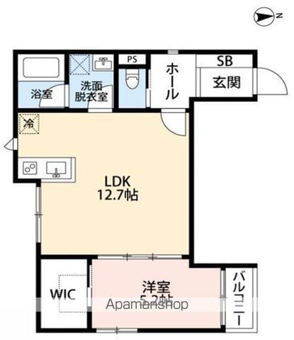 文京区千駄木のマンションの間取り