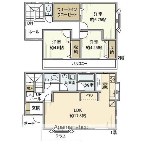 境南町４丁目戸建の間取り