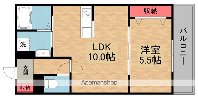 EIJU牧野駅前Bの間取り写真