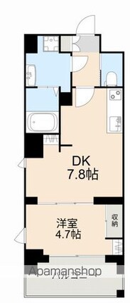 シエルエックス榴岡公園[1DK/31.92m2]の間取図