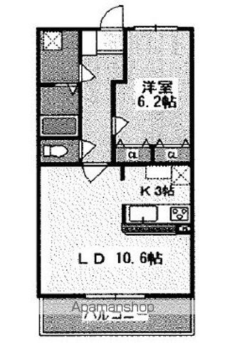 グリシーナおおたかの間取り