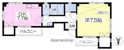 おおやけハイツ[1DK/40.38m2]の間取図