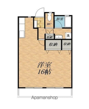 ビバリーヒルズ[1R/41.31m2]の間取図