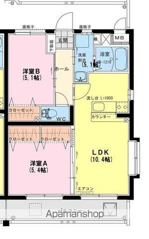 リヴェール MYMの間取り写真