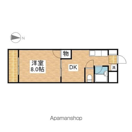 ＷＥＬＬ　ＢＥＩＮＧ　大須[1DK/29.16m2]の間取図