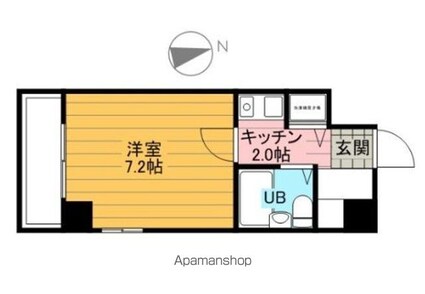 ＳーＦＯＲＴ錦糸町[1K/20.19m2]の間取図