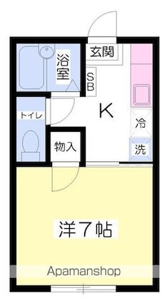 Ｖａｒｉｏ[1K/22.68m2]の間取図