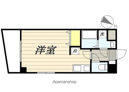 Ｆｏｒｔｉｔｕｄｏ四街道[1R/24.84m2]の間取図