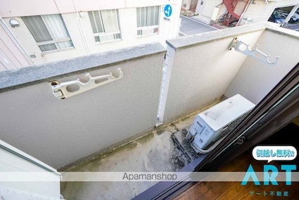 コンフォート西山[1K/21.45m2]のバルコニー