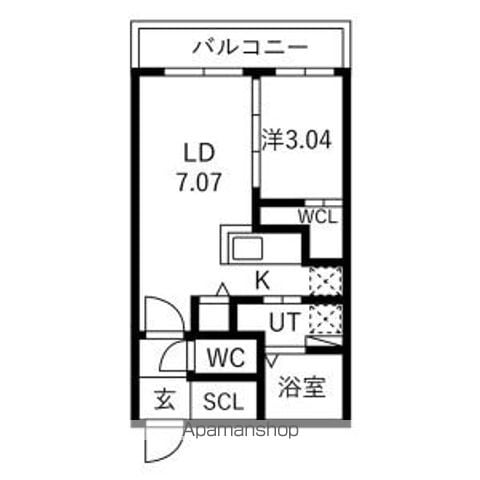 CONFIA KITA21JYOの間取り写真