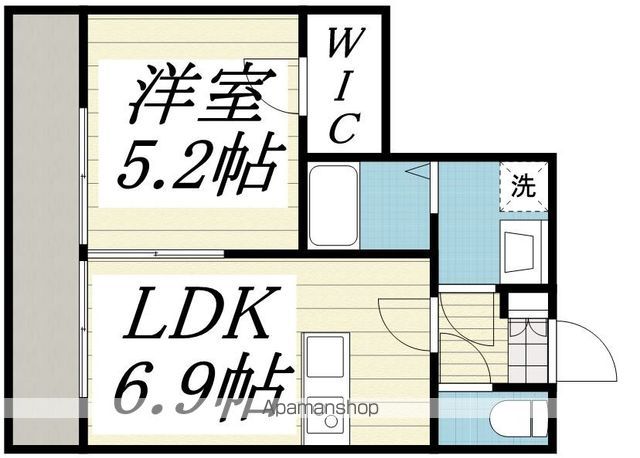 【小平市小川町のアパートの間取り】