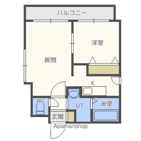 アンジュールの間取り写真