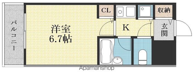 コスモプラザ新大阪の間取り写真