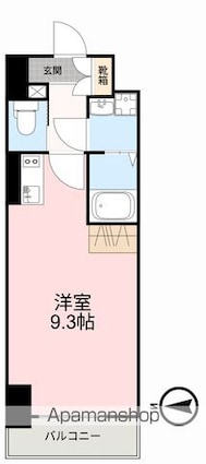 アルク北四番丁[1R/24.11m2]の間取図