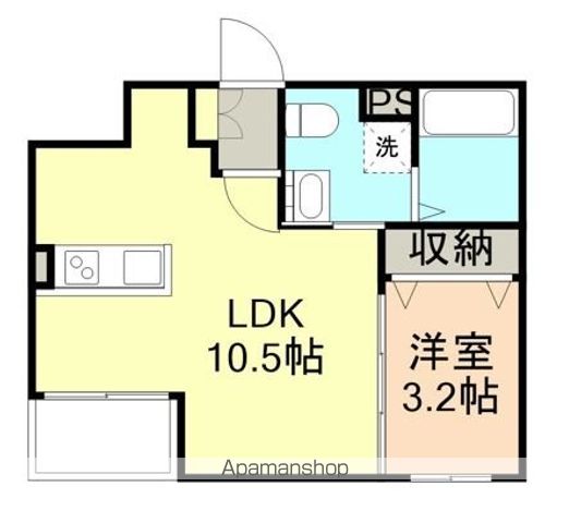 和歌山市湊のマンションの間取り