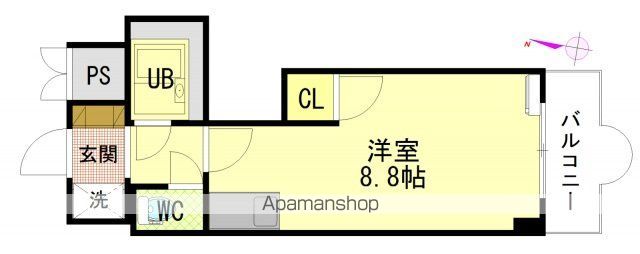 セントラルリバー祇園の間取り写真