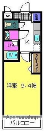 和歌山県和歌山市西小二里３丁目[1K/27m2]の間取図