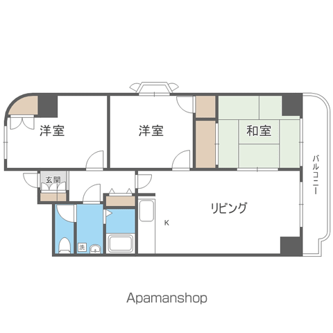 サンシャイン円山の間取り写真