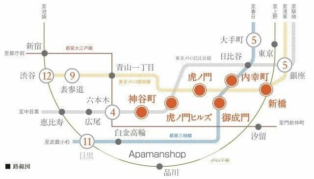 プラウドフラット虎ノ門の内装写真