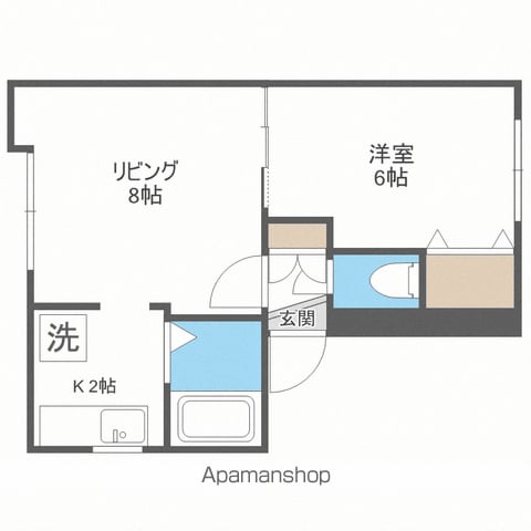 平岸シティー3.1の間取り写真