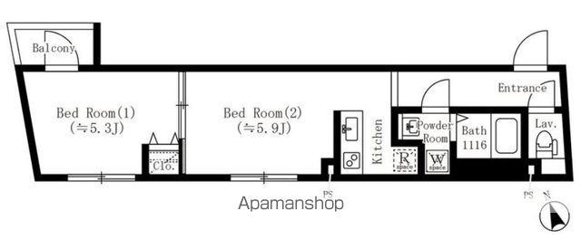 CREATIF池袋本町の間取り写真