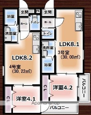 KS NORTH PLASEの間取り写真