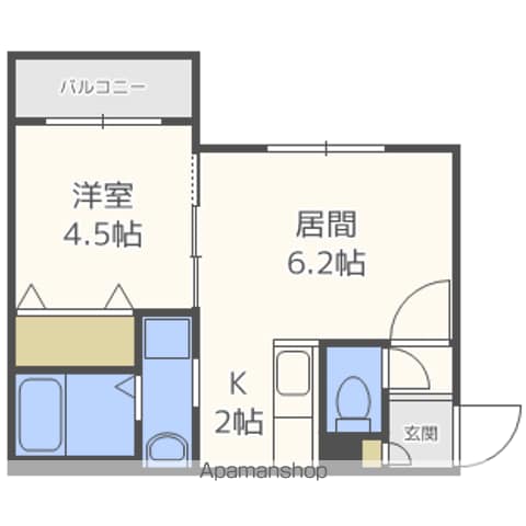 オルフィークの間取り写真