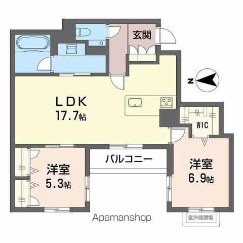 シャーメゾン東雲の間取り写真