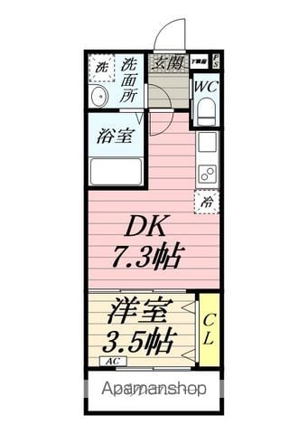 ジーメゾン高座渋谷の間取り写真