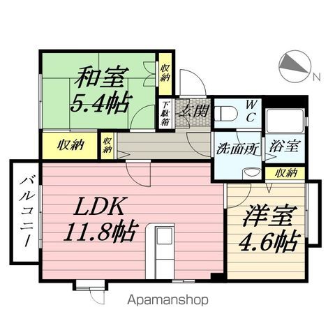 メゾンパークスVIの間取り写真
