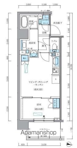 パークアクシス新大橋の間取り写真