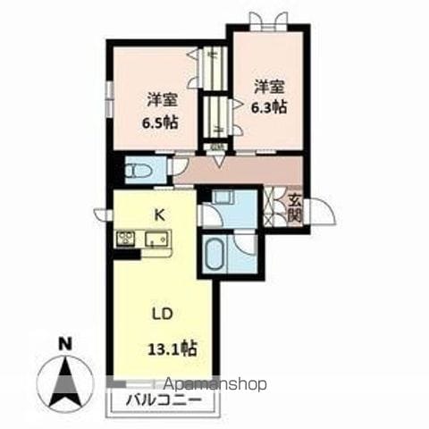 HOOPER HOUSEの間取り写真