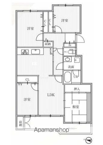 Ｔ’Ｓ　ＧＡＲＤＥＮ横浜反町 504 ｜ 神奈川県横浜市神奈川区中丸1-8（賃貸マンション4LDK・5階・97.50㎡） その2