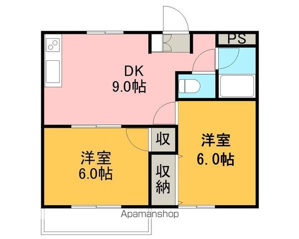 サンハイツAの間取り写真