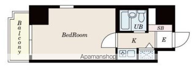 ＳーＦＯＲＴ錦糸町[1K/20.18m2]の間取図