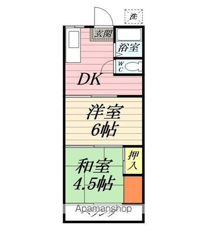 第六青木荘の間取り写真