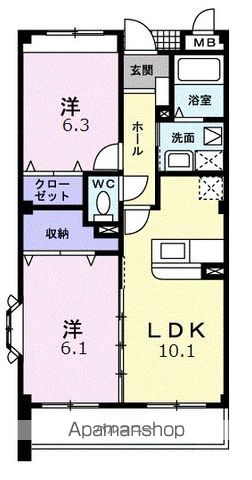 フォレスタ ヴェルデの間取り写真