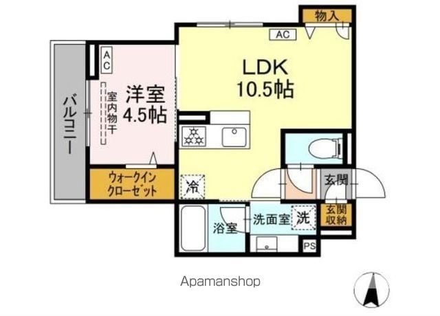 DーKOWARIの間取り写真