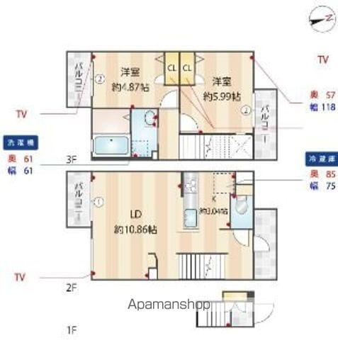 【ＲＥＳＩＤＥＮＣＥ城西の間取り】