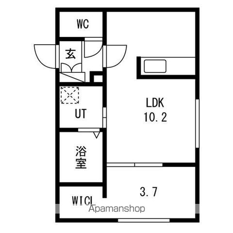 CITY RESIDENCE月寒中央の間取り写真